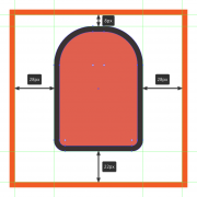 我们将通过将其底角的半径设置为2px来调整该